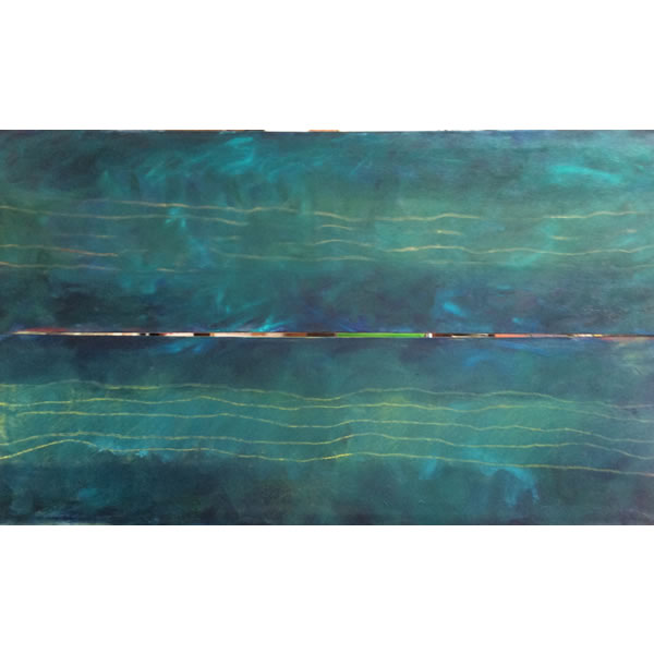 Water music - Oil on canvas diptych