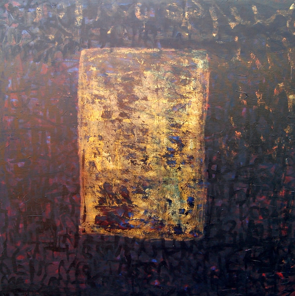 Ikon - Oil and gold leaf on canvas