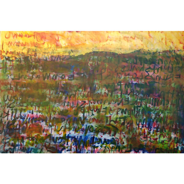Landscape Songlines - Oil on canvas