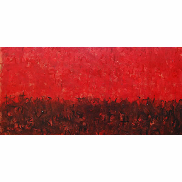 Red Flag - Oil on canvas
